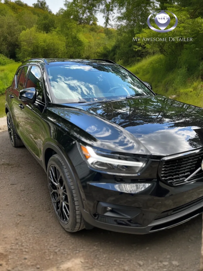 Black Volvo XC40 PPF protected